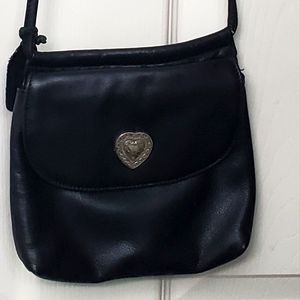 Fossil Vintage Leather Crossbody Bag Black